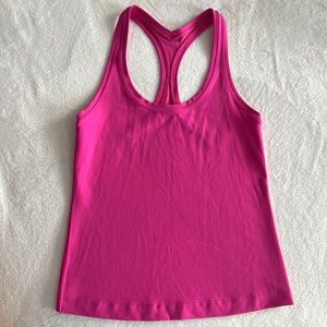 Lululemon Sonic Pink Cool Racerback Tank shorter length